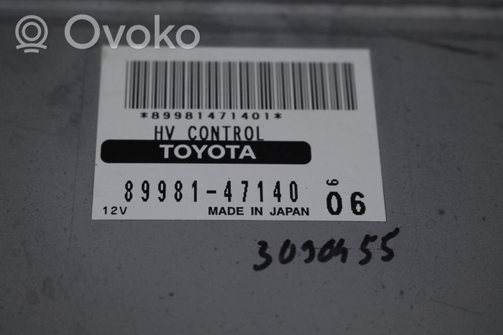 Toyota Prius (XW20) Inne wyposażenie elektryczne 8998147140