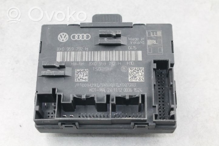 Audi Q3 8U Sterownik / Moduł drzwi 8X0959792H