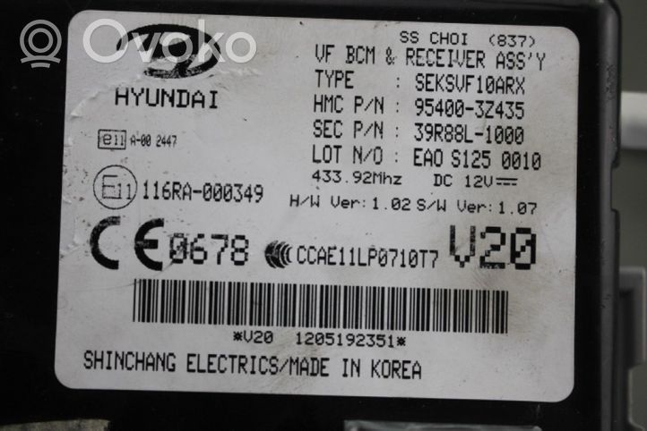 Hyundai i40 Kit centralina motore ECU e serratura 391252A208