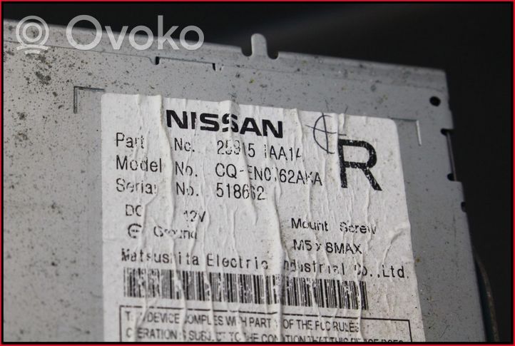 Nissan Murano Z51 Unité principale radio / CD / DVD / GPS 259151AA1A