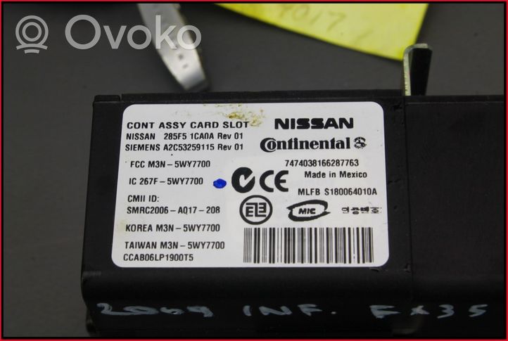 Infiniti FX Kit calculateur ECU et verrouillage MEC100700