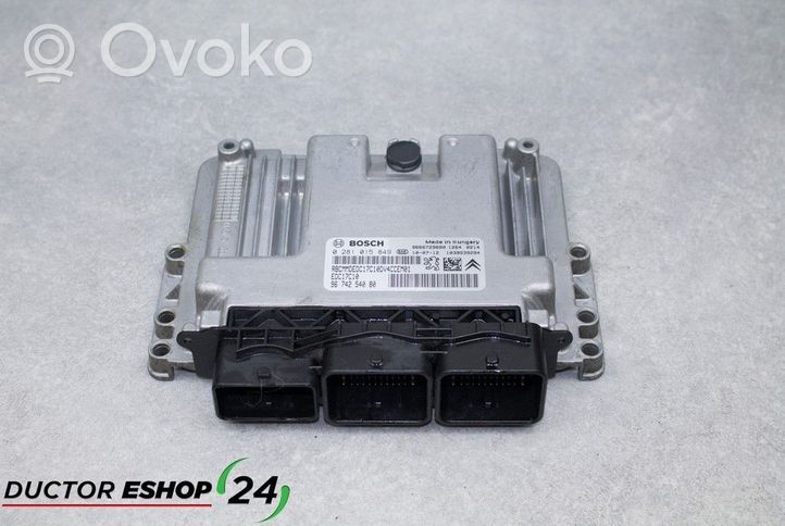 Citroen C3 Sterownik / Moduł ECU 9674254080