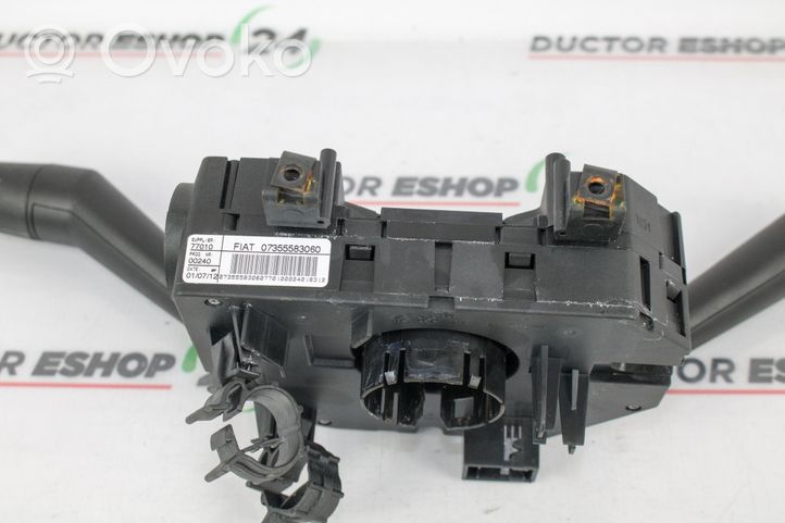 Fiat Panda II Leva/interruttore dell’indicatore di direzione e tergicristallo 07355583060