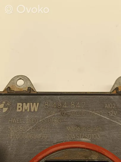 BMW 4 F36 Gran coupe Module de contrôle de ballast LED 8494842