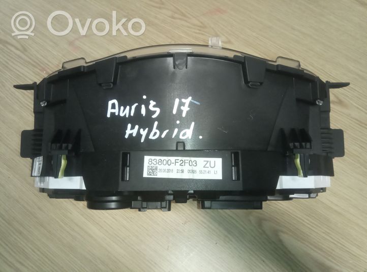 Toyota Auris E180 Compteur de vitesse tableau de bord 