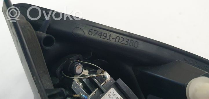 Toyota Auris E180 Listwa / Uszczelka szyby drzwi przednich 