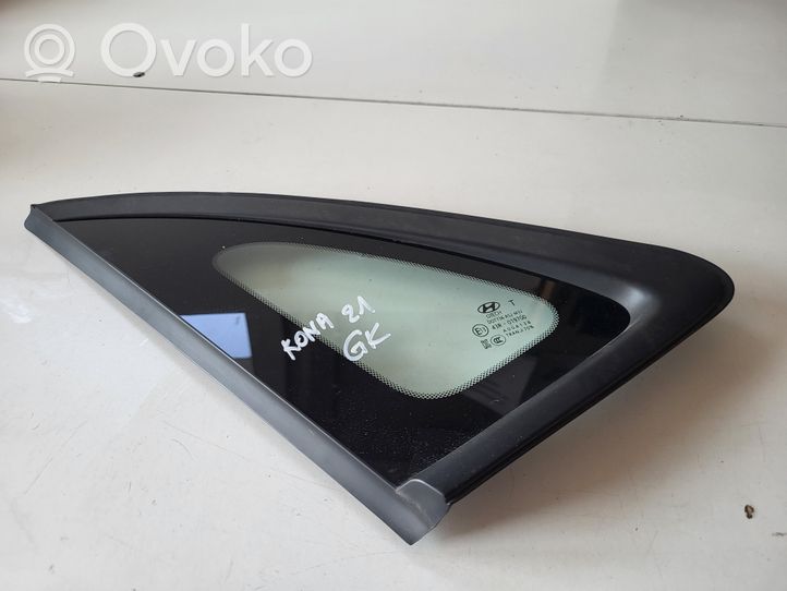 Hyundai Kona I Rear side window/glass 