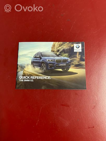 BMW X3 G01 Manuel de l'utilisateur 