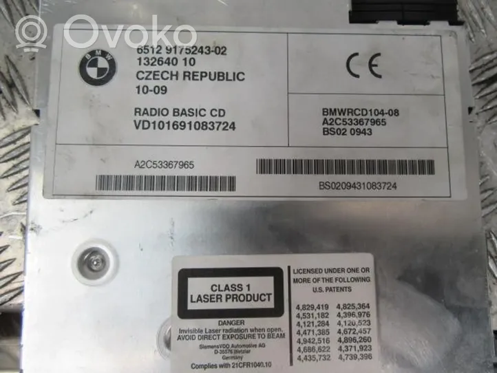 BMW X3 E83 Moduł / Sterownik dziku audio HiFi VD101691083724