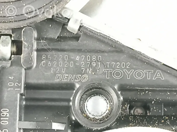 Toyota Prius (XW30) Mechanizm podnoszenia szyby tylnej bez silnika 8572047080