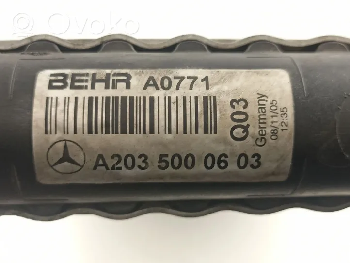 Mercedes-Benz CLK AMG A208 C208 Refroidisseur de carburant, radiateur A2035000603