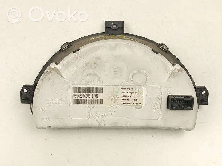 Citroen C3 Pluriel Tachimetro (quadro strumenti) 9645994280