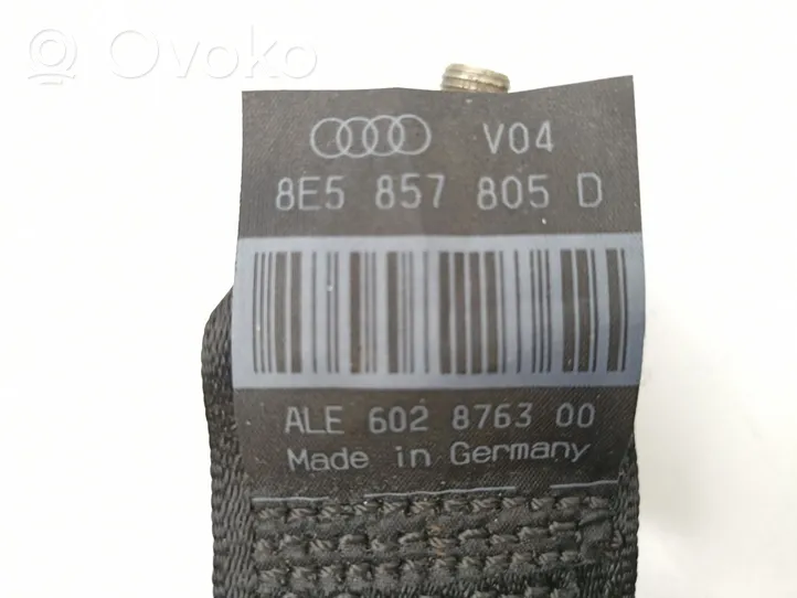 Audi A4 Allroad Takaistuimen turvavyö 8E5857805D