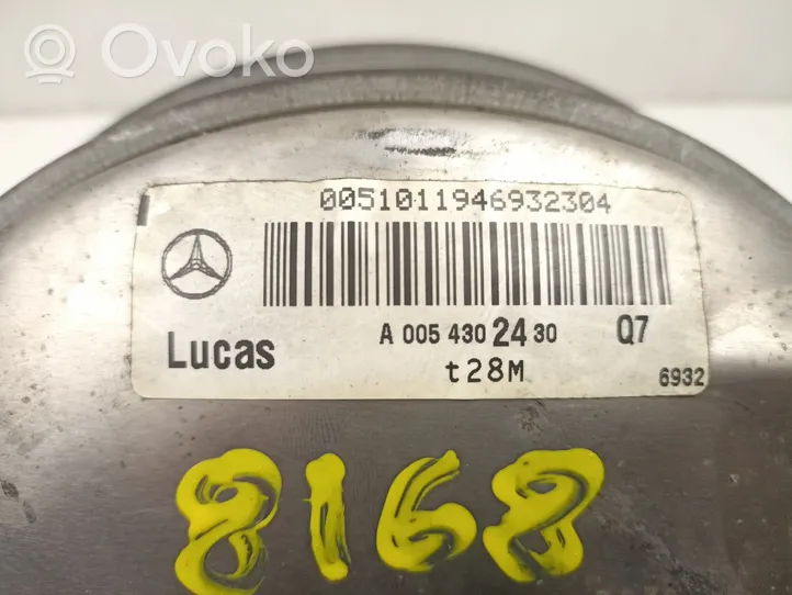 Mercedes-Benz S AMG W221 Valvola di pressione Servotronic sterzo idraulico A0054302430