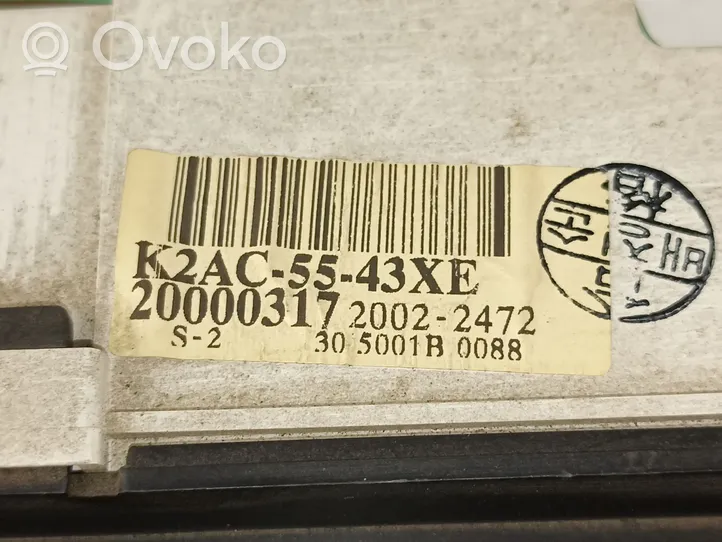 KIA Shuma Tachimetro (quadro strumenti) 0K2AC5543XE