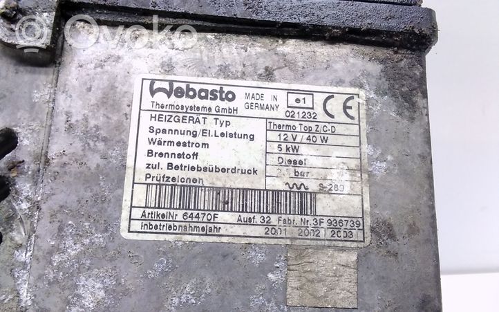 Chrysler Voyager Auxiliary pre-heater (Webasto) 66724A