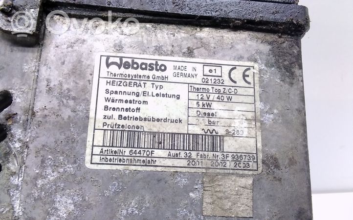 Chrysler Voyager Pre riscaldatore ausiliario (Webasto) 66724A