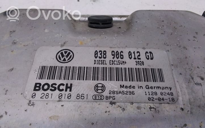 Skoda Fabia Mk1 (6Y) Sterownik / Moduł ECU 038906012GD