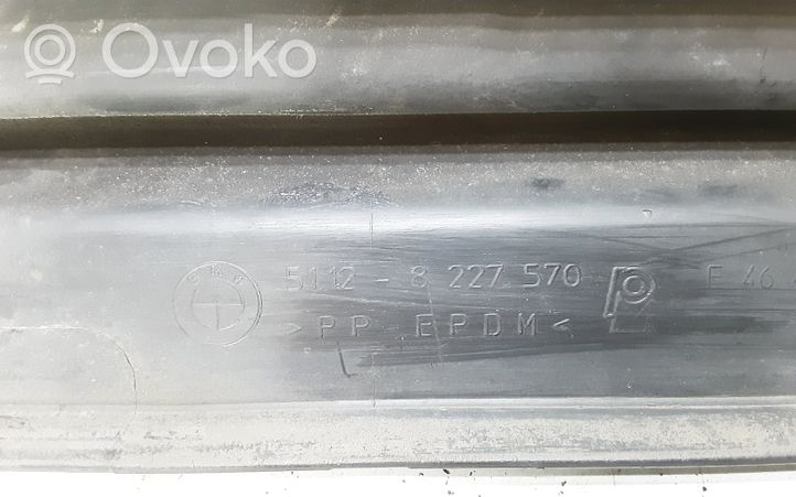 BMW 3 E46 Modanatura della barra di rivestimento del paraurti anteriore 8227570