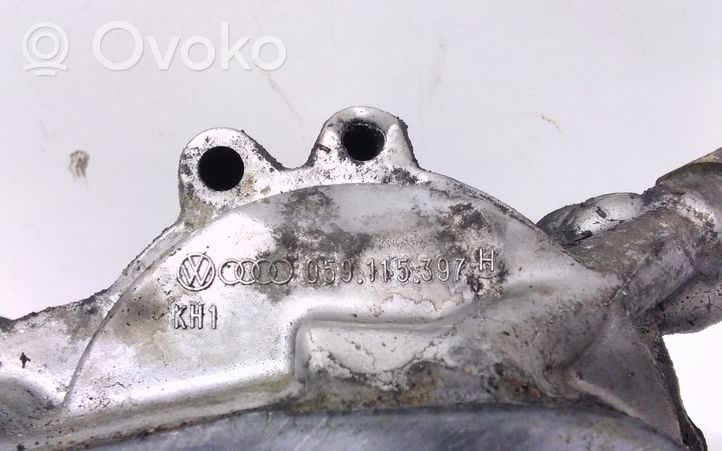 Audi A6 S6 C6 4F Mocowanie / uchwyt filtra oleju 059115397