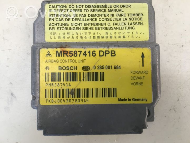 Mitsubishi Colt Airbag control unit/module MR587416DPB