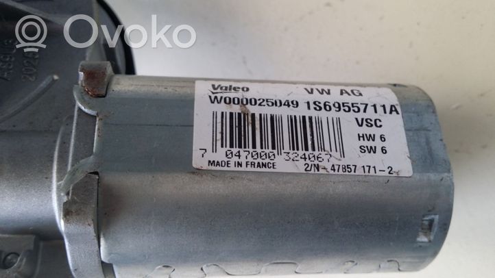 Skoda Citigo Moteur d'essuie-glace arrière 1S6955711A