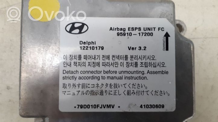 Hyundai Matrix Unidad de control/módulo del Airbag 9591017200