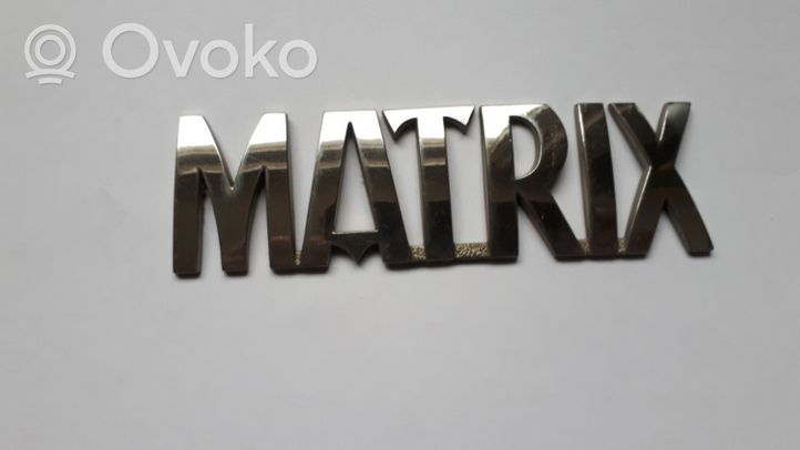 Hyundai Matrix Logo, emblème de fabricant 