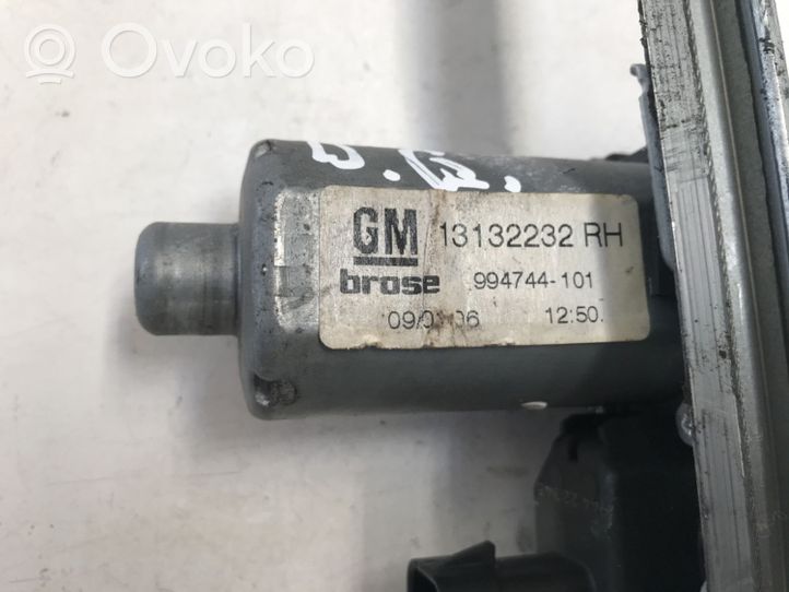 Opel Zafira B Mécanisme lève-vitre de porte arrière avec moteur 13132232