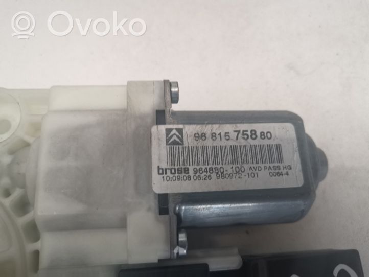 Citroen C4 I Moteur de lève-vitre de porte avant 9681575880