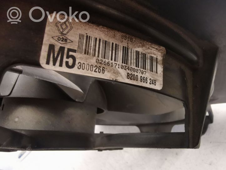 Renault Modus Jäähdyttimen jäähdytinpuhallin 8200966248