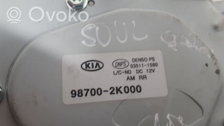 KIA Soul Spazzola tergicristallo posteriore 987002K000