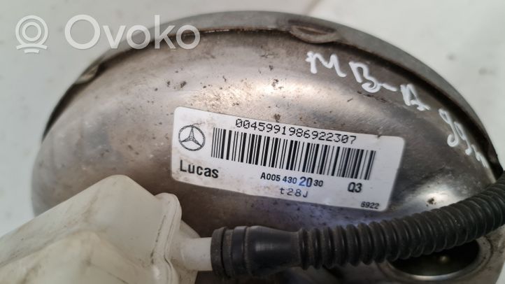 Mercedes-Benz A W168 Bremžu vakuuma pastiprinātājs A0054302030