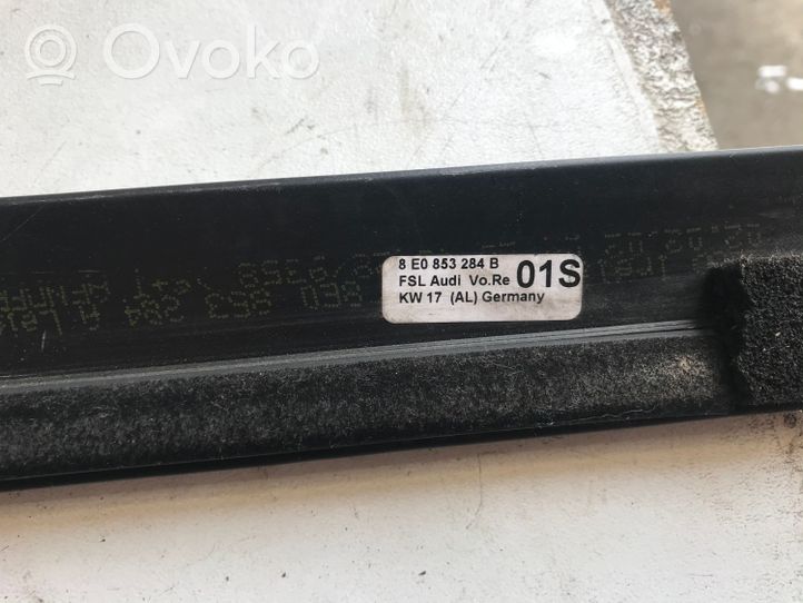 Audi A4 S4 B6 8E 8H Moulures des vitres de la porte avant 8E0853284B