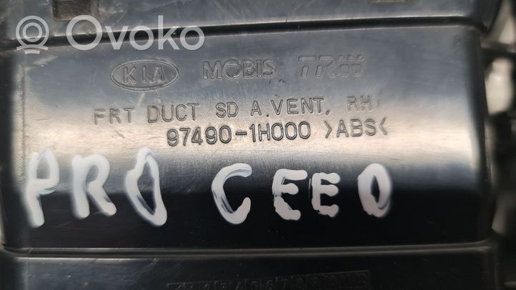 KIA Pro Cee'd I Boczna kratka nawiewu deski rozdzielczej 974901H000