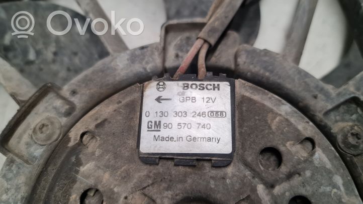 Opel Astra G Jäähdyttimen jäähdytinpuhallin 0130303886