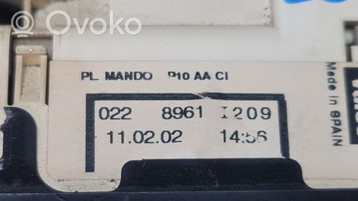 Opel Combo C Ilmastoinnin ohjainlaite 8961I209