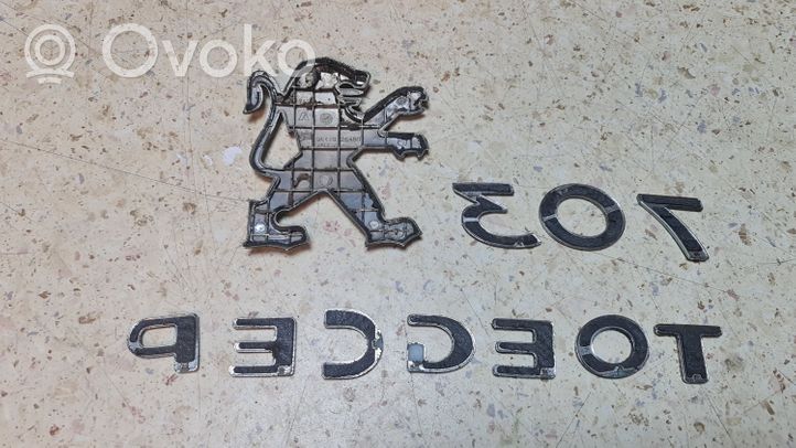 Peugeot 307 Logo, emblème de fabricant 9641926480