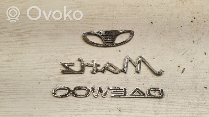 Daewoo Matiz Emblemat / Znaczek tylny / Litery modelu AH00D1