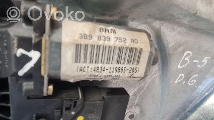 Volkswagen PASSAT B5 Elektriskā loga pacelšanas mehānisma komplekts 3B9839756