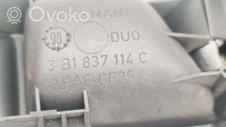 Volkswagen PASSAT B5 Rankenėlė atidarymo vidinė 3B1837114C