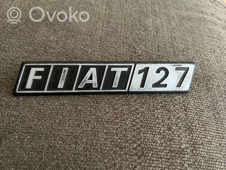 Fiat 127 Valmistajan merkki/mallikirjaimet 