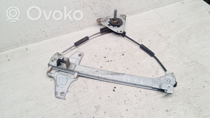 Citroen C4 I Ręczny podnośnik szyby drzwi tylnych 9656009280