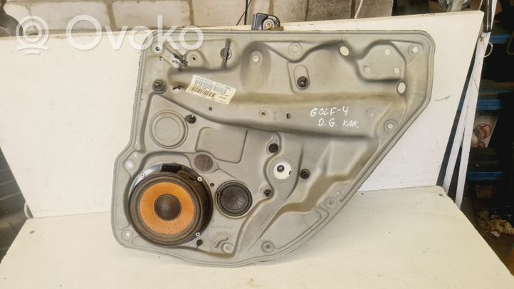 Volkswagen Golf IV Mechanizm podnoszenia szyby tylnej bez silnika 1J4839756F