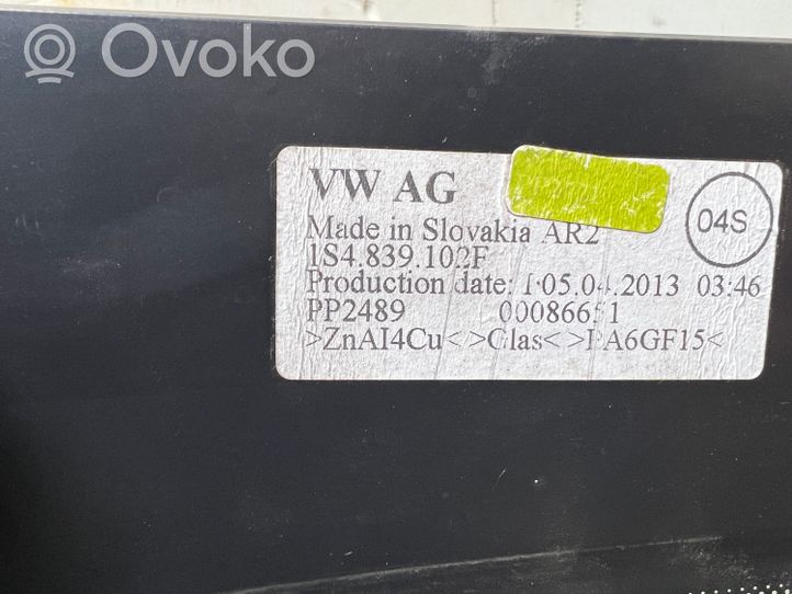 Skoda Citigo Szyba drzwi tylnych 1S4839102F