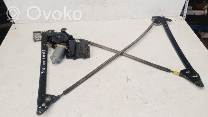 Volkswagen Sharan Front door window regulator with motor 7M0839402J