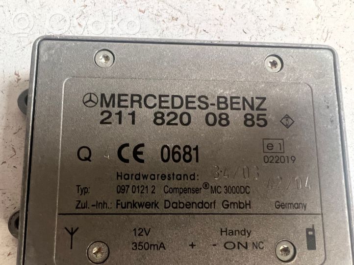 Mercedes-Benz A W169 Kiti valdymo blokai/ moduliai 2118200885