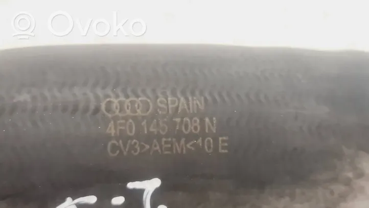 Audi A6 S6 C6 4F Wąż / Rura intercoolera 4F0145708N