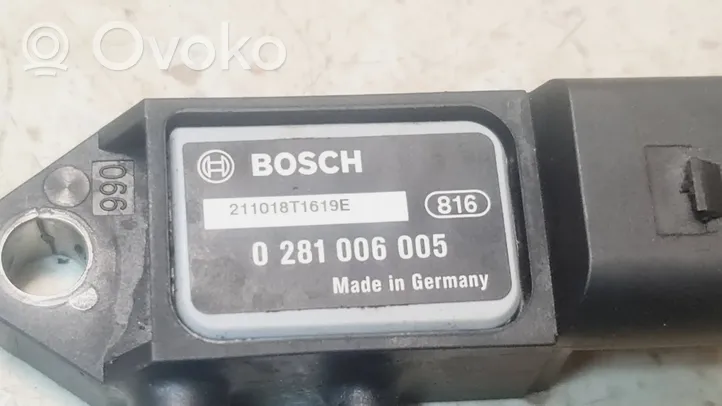 Audi A6 S6 C6 4F Sensore di pressione dei gas di scarico 0281006005