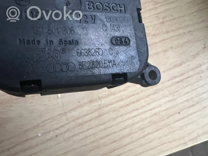 Audi A4 S4 B6 8E 8H Tuloilmaventtiilin käyttömoottori 8E2820511A